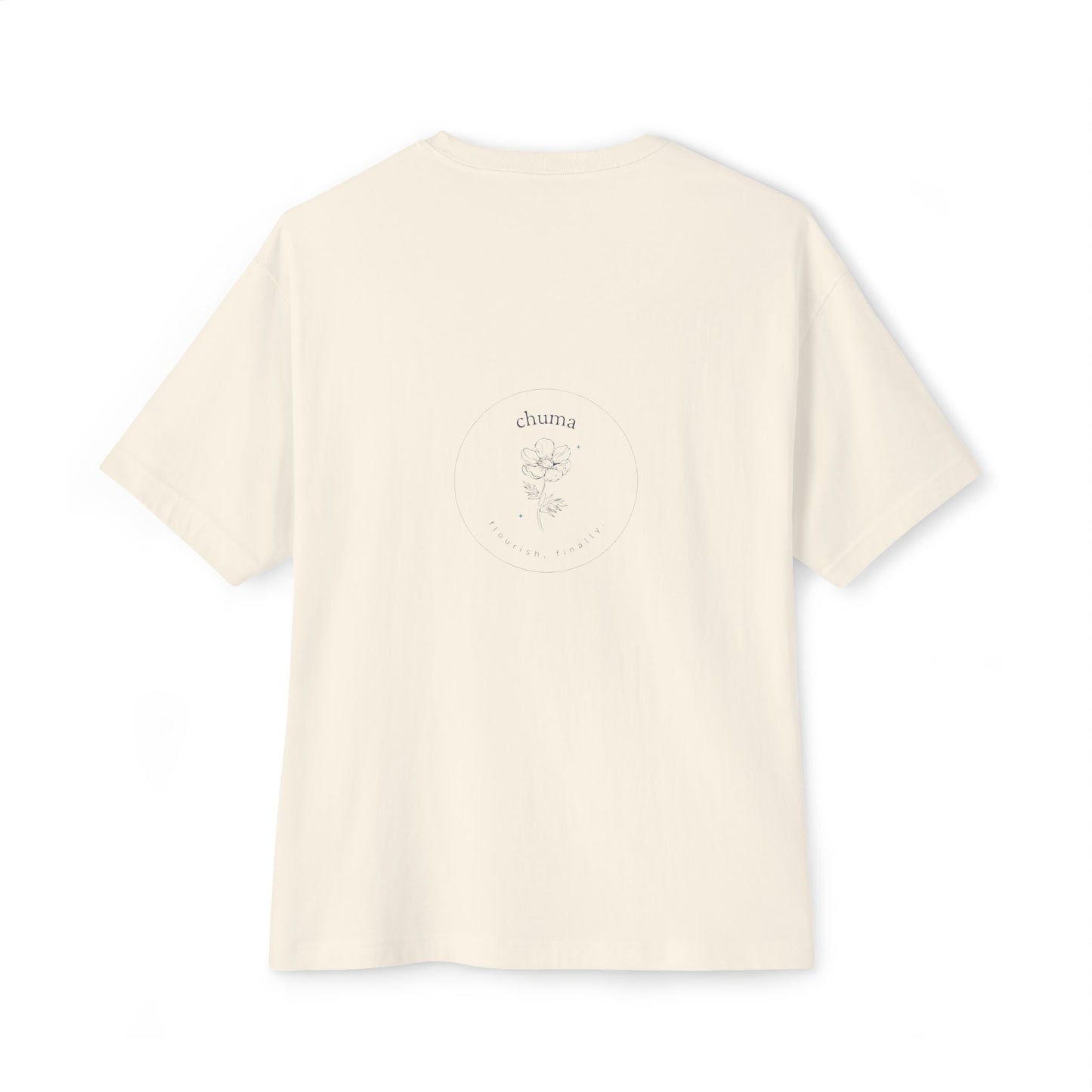 Inspirational Oversized Tee - Unisex Boxy Tee, Self-Care Gift, Comfortable Lounge Wear, Motivational Quote Shirt, Relaxed Fit Graphic Tee