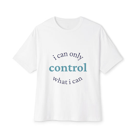 Inspirational Oversized Tee - Unisex Boxy Tee, Self-Care Gift, Comfortable Lounge Wear, Motivational Quote Shirt, Relaxed Fit Graphic Tee