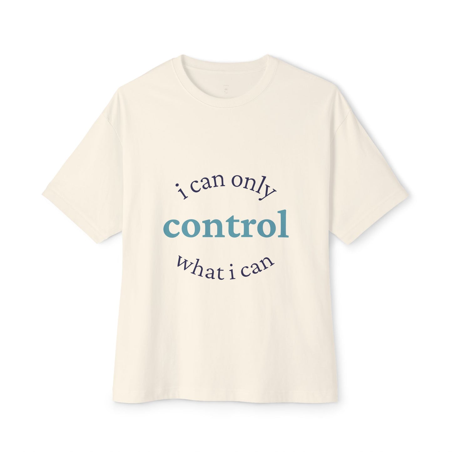 Inspirational Oversized Tee - Unisex Boxy Tee, Self-Care Gift, Comfortable Lounge Wear, Motivational Quote Shirt, Relaxed Fit Graphic Tee