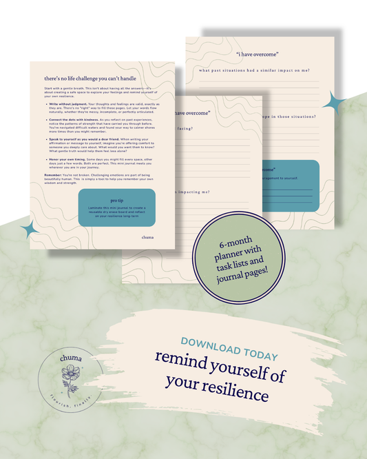 Mockup for I Have Overcome Mini Jounral