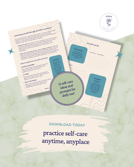 Mockup for Chuma Self-Care Kit